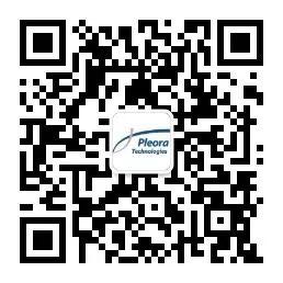 Pleora-branded QR code for WeChat