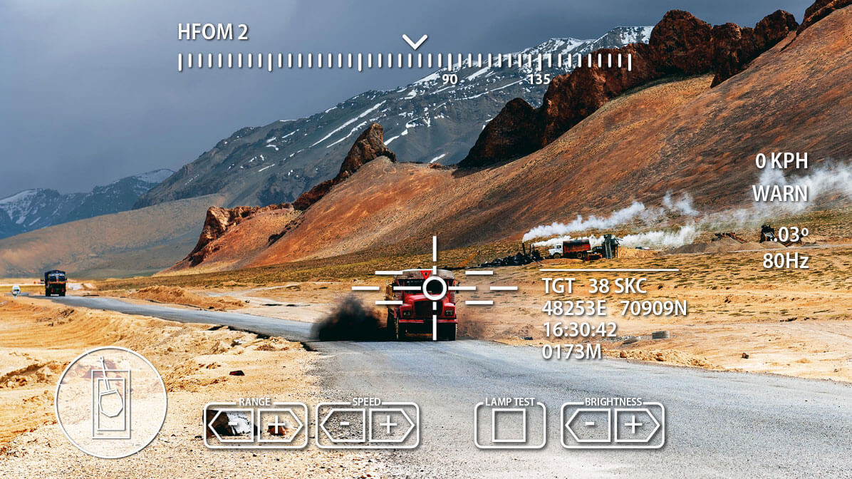 Truck on road interface